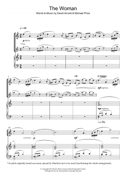 page one of The Woman (from Sherlock) (Violin Solo)
