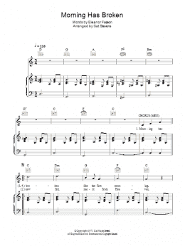 page one of Morning Has Broken (Piano, Vocal & Guitar Chords)