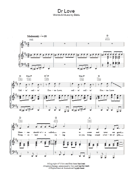 page one of Doctor Love (Piano, Vocal & Guitar Chords)