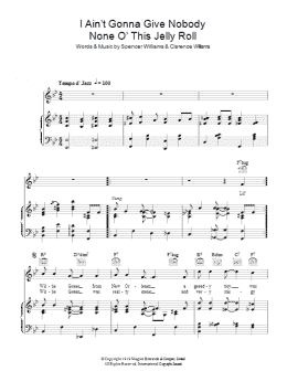 page one of I Ain't Gonna Give Nobody None Of This Jelly Roll (Piano, Vocal & Guitar Chords)