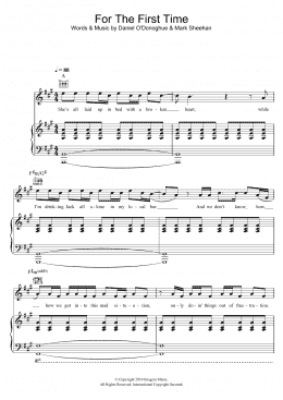 page one of For The First Time (Piano, Vocal & Guitar Chords)