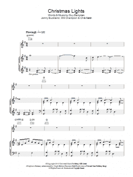page one of Christmas Lights (Piano, Vocal & Guitar Chords)