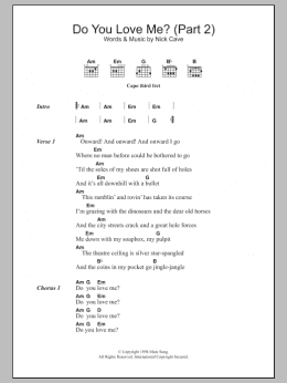 page one of Do You Love Me (Part 2) (Guitar Chords/Lyrics)