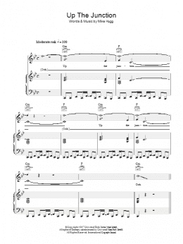page one of Up The Junction (Piano, Vocal & Guitar Chords)
