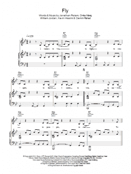 page one of Fly (Piano, Vocal & Guitar Chords)