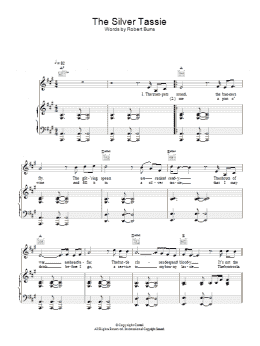 page one of The Silver Tassie (Piano, Vocal & Guitar Chords)