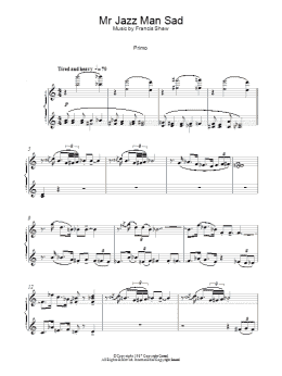 page one of Mr Jazz Man Sad (Piano Solo)