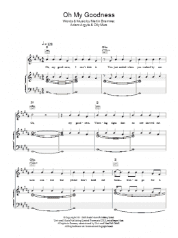 page one of Oh My Goodness (Piano, Vocal & Guitar Chords)