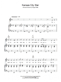 page one of Kansas City Star (Piano, Vocal & Guitar Chords)