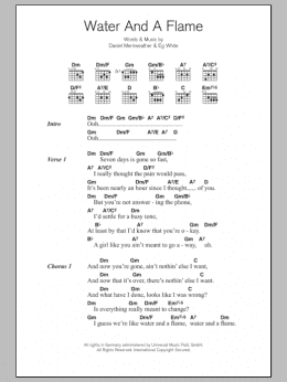 page one of Water And A Flame (feat. Adele) (Guitar Chords/Lyrics)