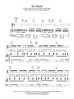 page one of So Good (Piano, Vocal & Guitar Chords)