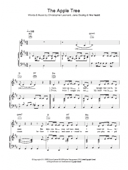page one of Apple Tree (Piano, Vocal & Guitar Chords)