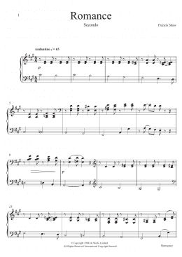 page one of This Green Land (Romance) (Piano Duet)