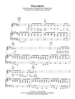 page one of Mountains (Piano, Vocal & Guitar Chords)