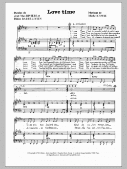 page one of Love Time (Piano & Vocal)