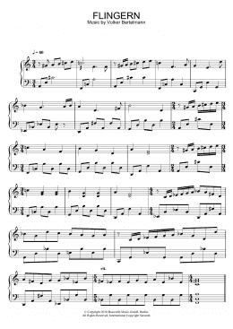 page one of Flingern (Piano Solo)