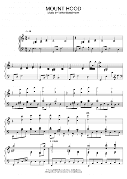 page one of Mount Hood (Piano Solo)