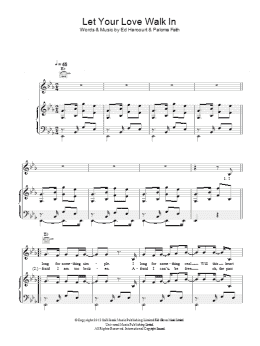 page one of Let Your Love Walk In (Piano, Vocal & Guitar Chords)