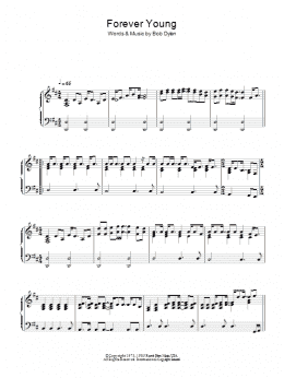 page one of Forever Young (Piano Solo)