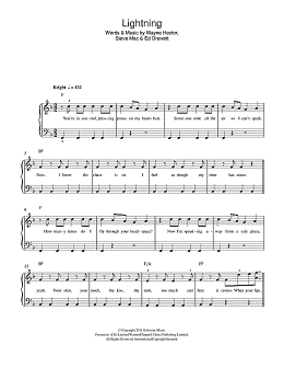 page one of Lightning (Beginner Piano (Abridged))