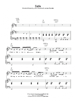 page one of Safe (Piano, Vocal & Guitar Chords)