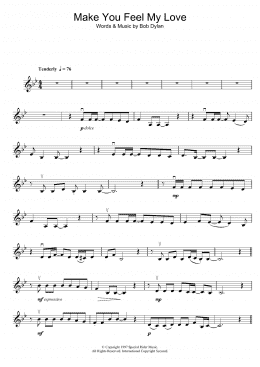 page one of Make You Feel My Love (Violin Solo)