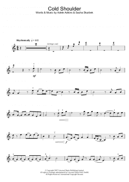 page one of Cold Shoulder (Violin Solo)