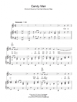 page one of Candy Man (Piano, Vocal & Guitar Chords)