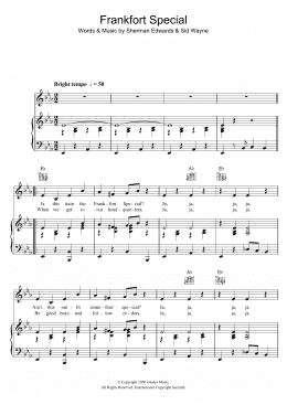 page one of Frankfort Special (Piano, Vocal & Guitar Chords)
