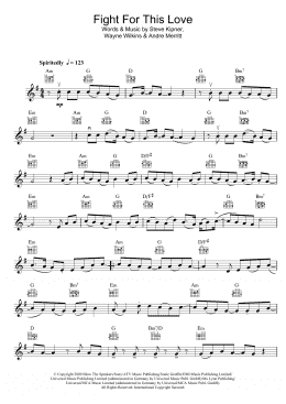 page one of Fight For This Love (Violin Solo)