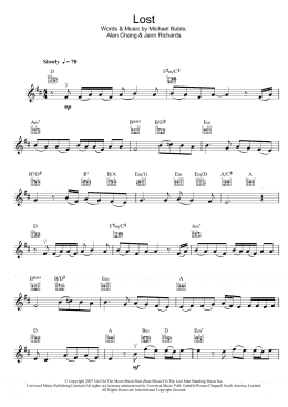 page one of Lost (Violin Solo)