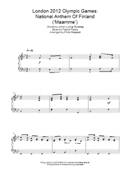 page one of Maamme (Piano Solo)