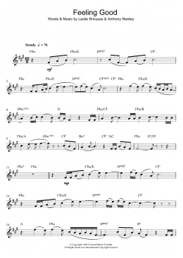 page one of Feeling Good (Alto Sax Solo)