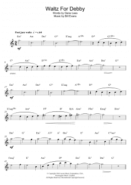 page one of Waltz For Debby (Alto Sax Solo)