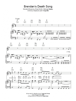 page one of Brendan's Death Song (Piano, Vocal & Guitar Chords)