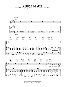 page one of Lost In Your Love (Piano, Vocal & Guitar Chords)