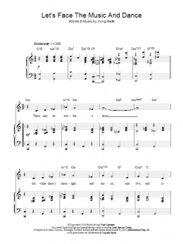 page one of Let's Face The Music And Dance (from Top Hat) (Piano, Vocal & Guitar Chords)