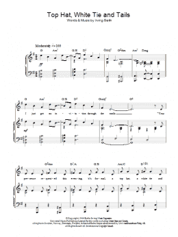 page one of Top Hat, White Tie And Tails (Piano, Vocal & Guitar Chords)