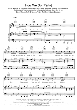 page one of How We Do (Party) (Piano, Vocal & Guitar Chords)