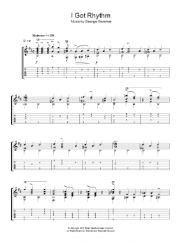 page one of I Got Rhythm (Easy Guitar)
