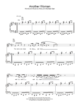 page one of Another Woman (Piano, Vocal & Guitar Chords)