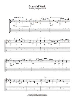 page one of Scandal Walk (Easy Guitar)