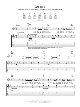 page one of Grade 8 (Guitar Tab)