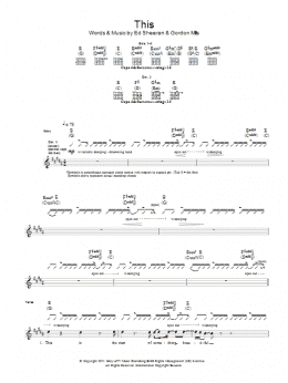 page one of This (Guitar Tab)