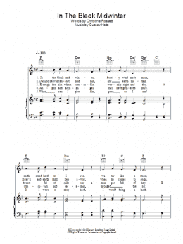 page one of In The Bleak Midwinter (Piano, Vocal & Guitar Chords)