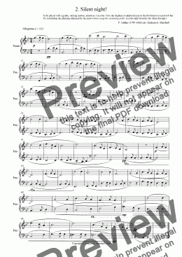 page one of SIMPLY CHRISTMAS for young pianists 2: Silent night! Holy night!