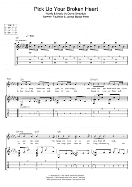 page one of Pick Up Your Broken Heart (Guitar Tab)