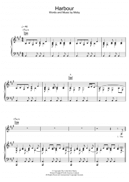 page one of Harbour (Piano, Vocal & Guitar Chords)