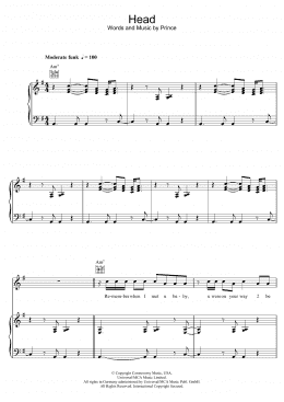 page one of Head (Piano, Vocal & Guitar Chords)