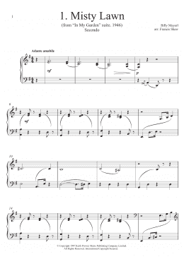 page one of In My Garden (Piano Duet)